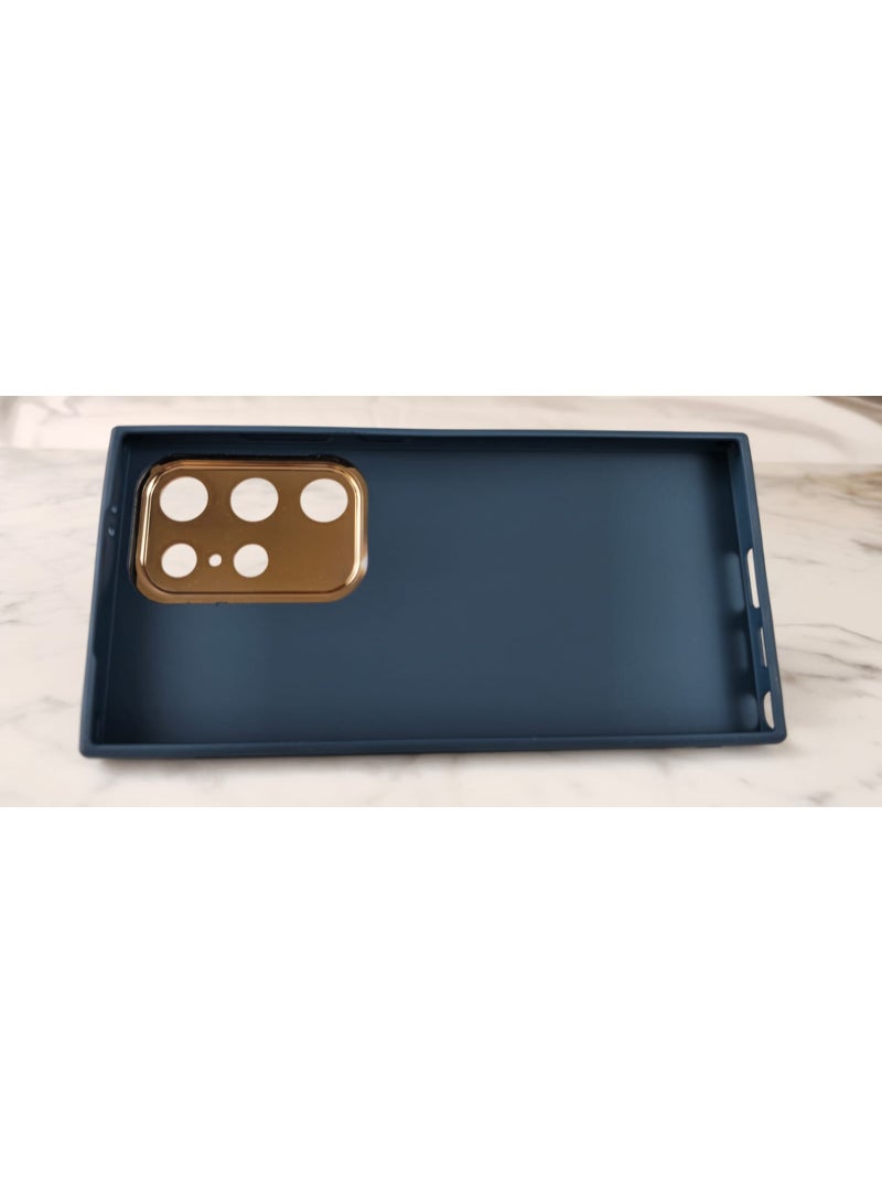 Samsung Galaxy S24 Ultra Case Magnetic Kickstand & Holder, Premium Silicone Vertical & Horizontal Hand Strap and Grip with Multi Stand for Samsung Galaxy S24 Ultra (Blue) - Image 4